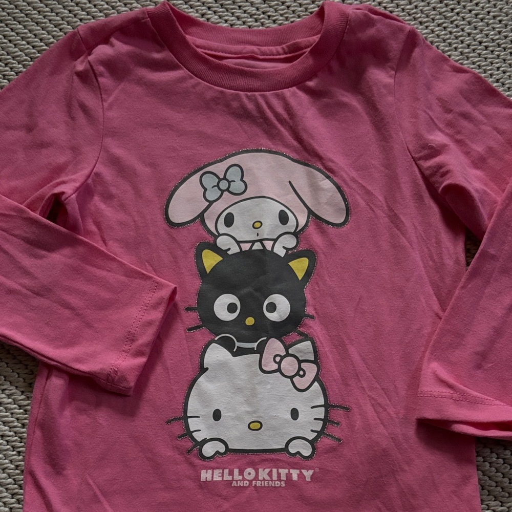 Shirt girls size 3T new Hello Kitty and friends long sleeves